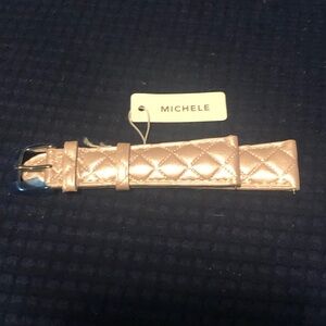 Brand New 20MM Ladies Michele Genuine leather Strap
